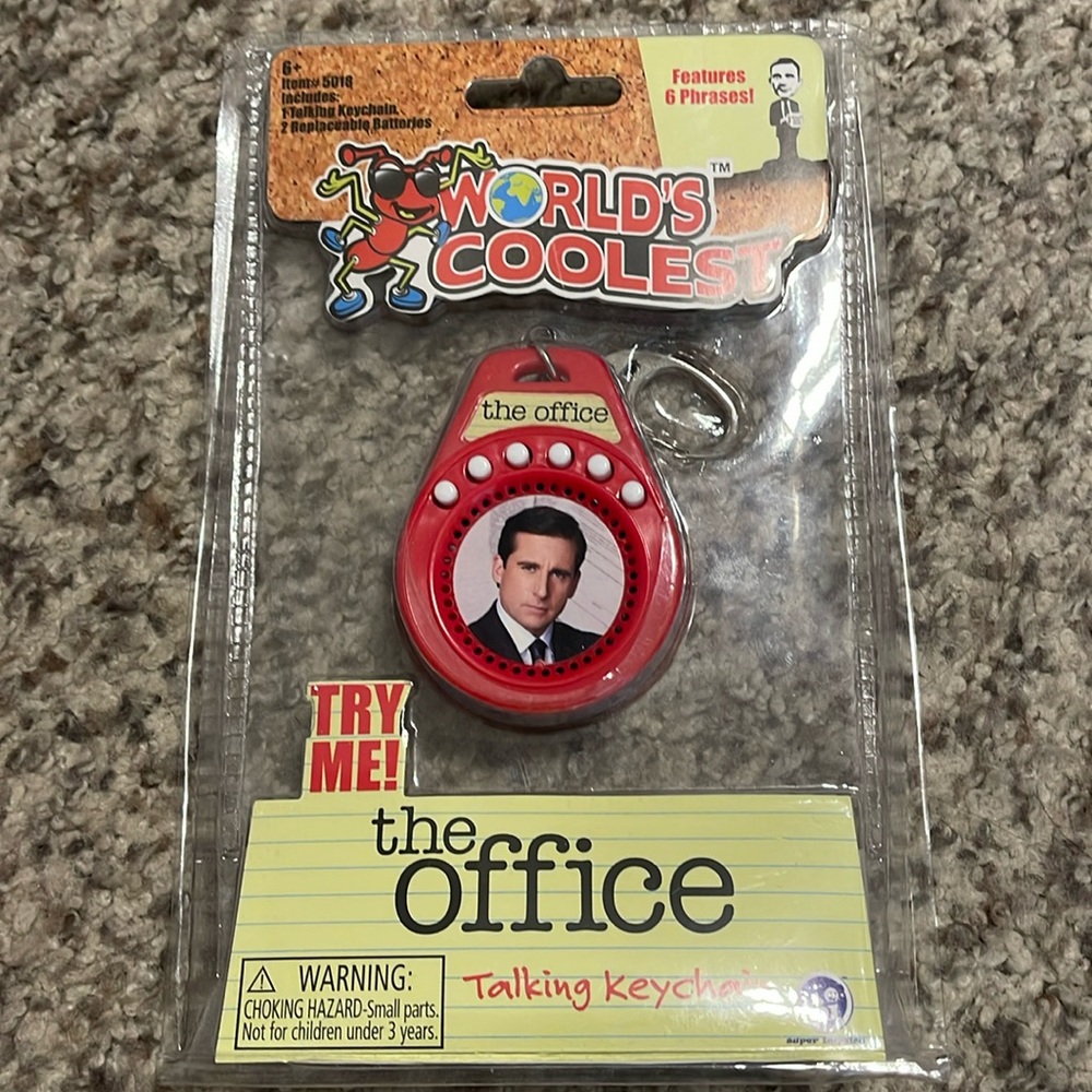WORLD’S COOLEST THE OFFICE TALKING KEYCHAIN | 6 QUOTES | MICHAEL SCOTT